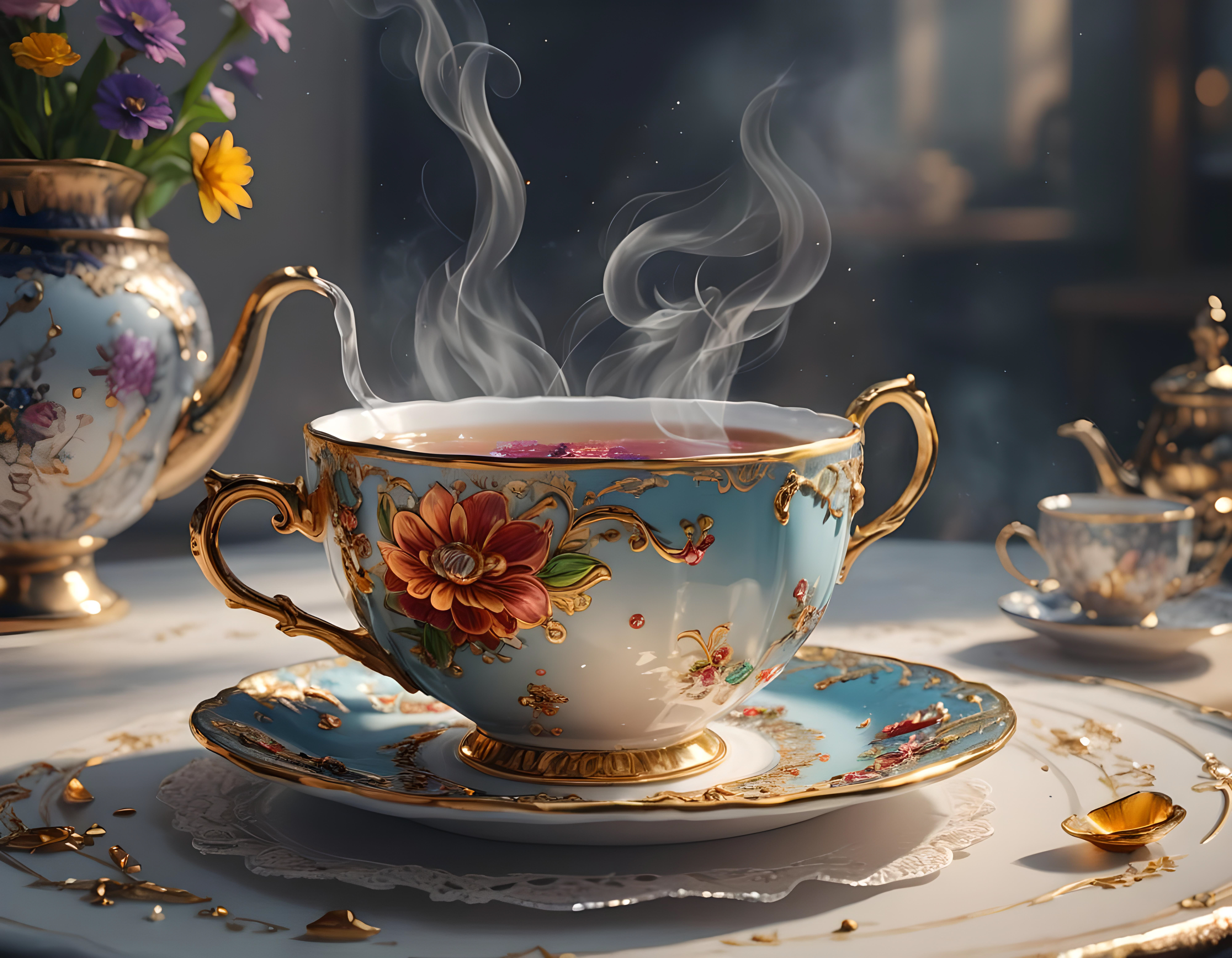 A true warrior, like tea, shows his strength in hot water. – Chinese Proverb